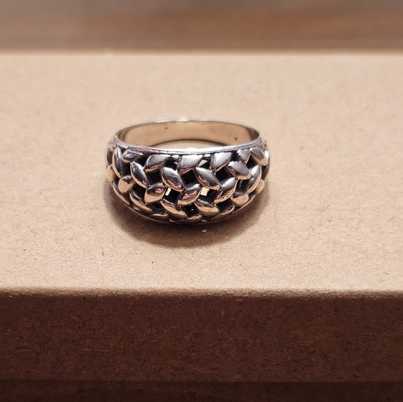 Sterling Silver Woven Ring - Picture 3 of 4
